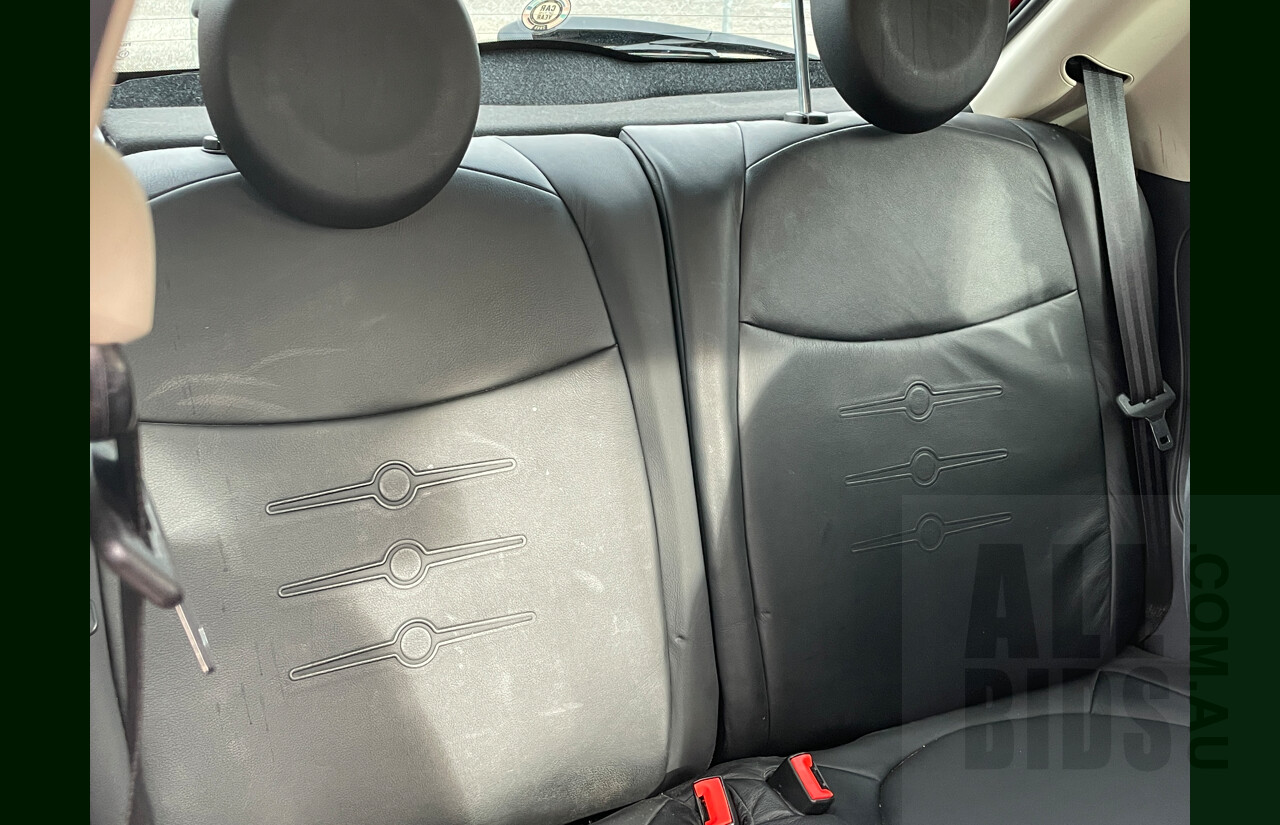 6/2009 Fiat 500 Sport  3d Hatchback Red 1.4L