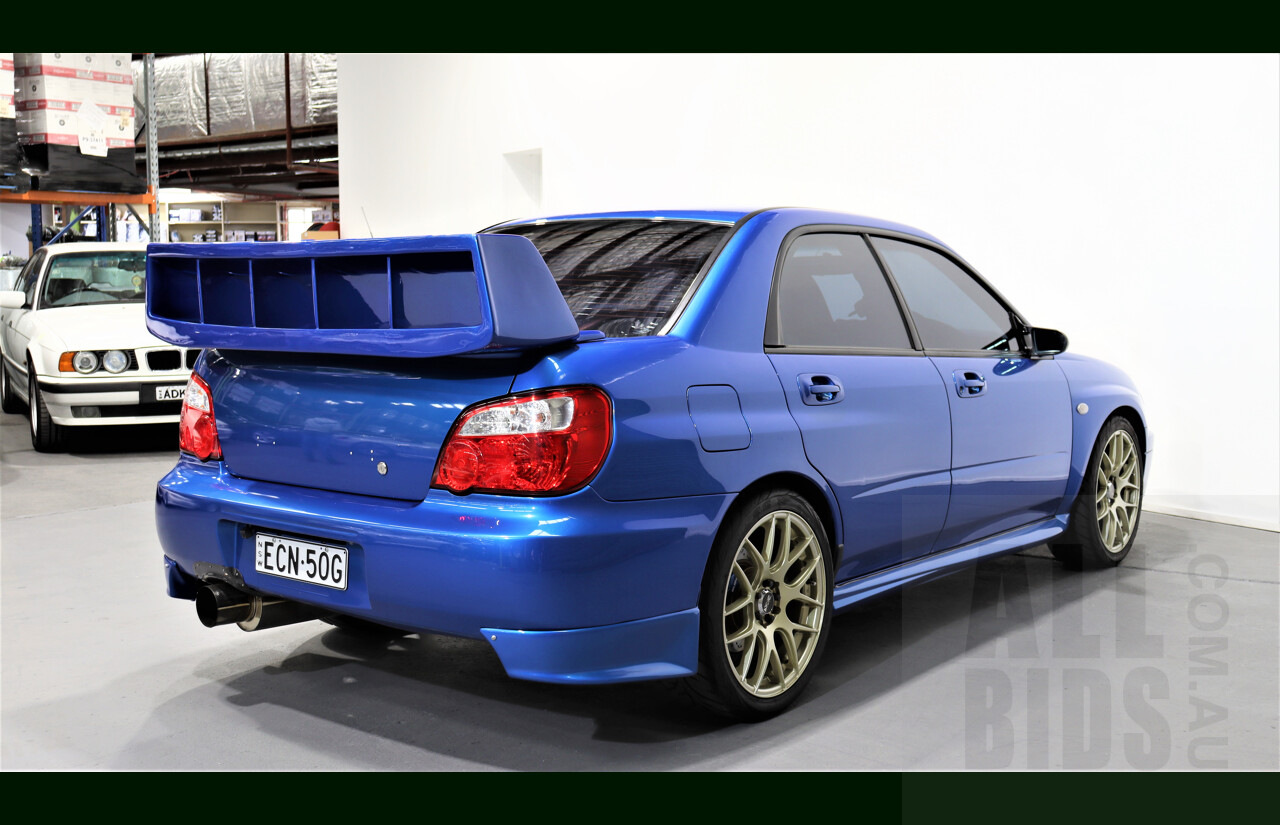 1/2004 Subaru Impreza WRX (AWD) MY04 4d Sedan Blue 2.5L - Heavily Modified - 550HP