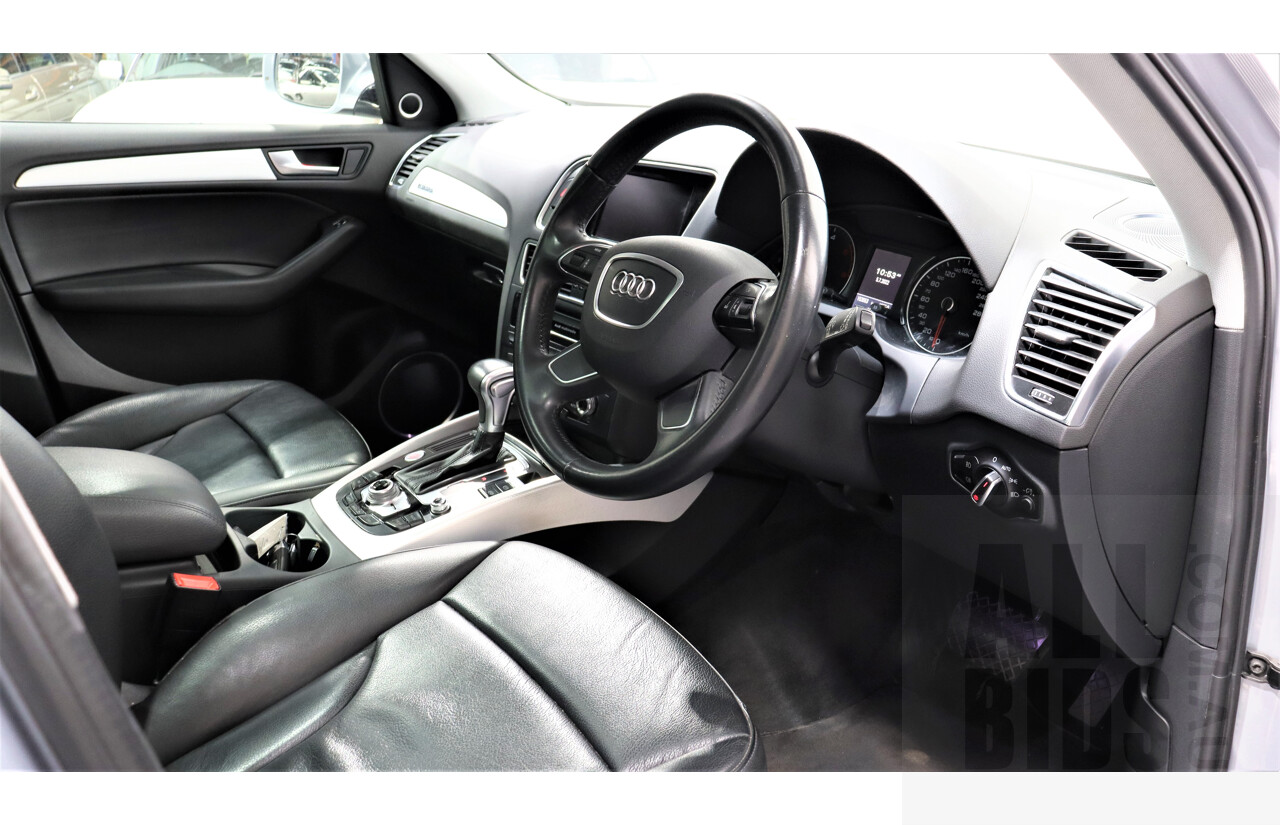 9/2015 Audi Q5 2.0 TDI Quattro 8R MY15 4d Wagon Silver 2.0L