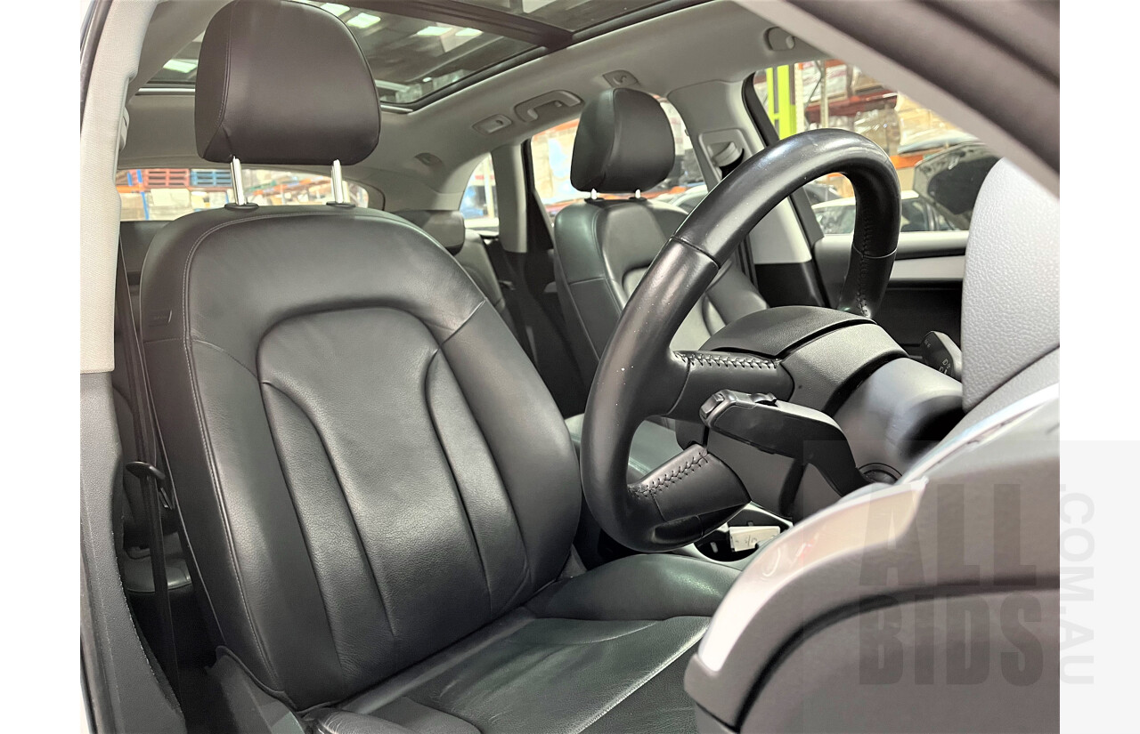 9/2015 Audi Q5 2.0 TDI Quattro 8R MY15 4d Wagon Silver 2.0L