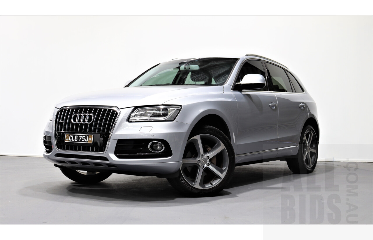 9/2015 Audi Q5 2.0 TDI Quattro 8R MY15 4d Wagon Silver 2.0L