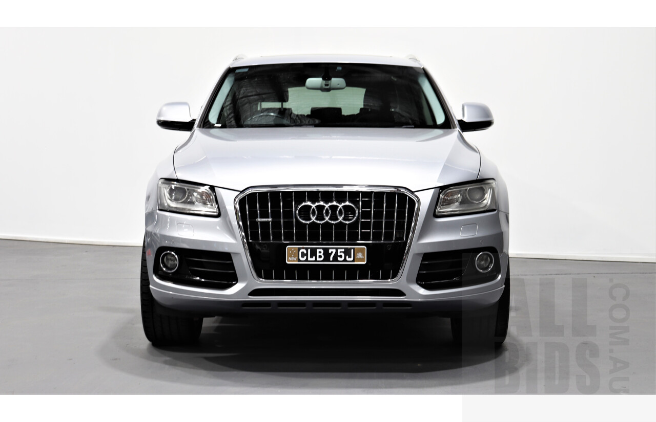 9/2015 Audi Q5 2.0 TDI Quattro 8R MY15 4d Wagon Silver 2.0L