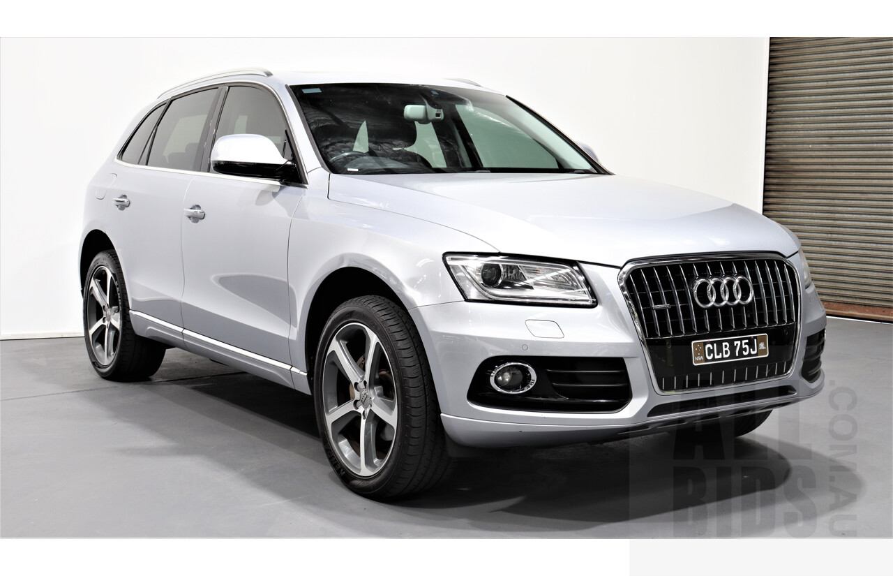 9/2015 Audi Q5 2.0 TDI Quattro 8R MY15 4d Wagon Silver 2.0L