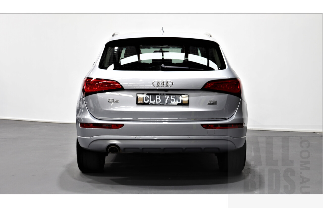 9/2015 Audi Q5 2.0 TDI Quattro 8R MY15 4d Wagon Silver 2.0L