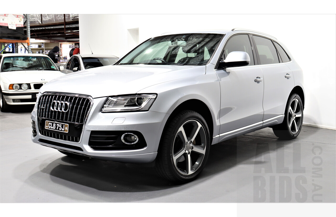 9/2015 Audi Q5 2.0 TDI Quattro 8R MY15 4d Wagon Silver 2.0L