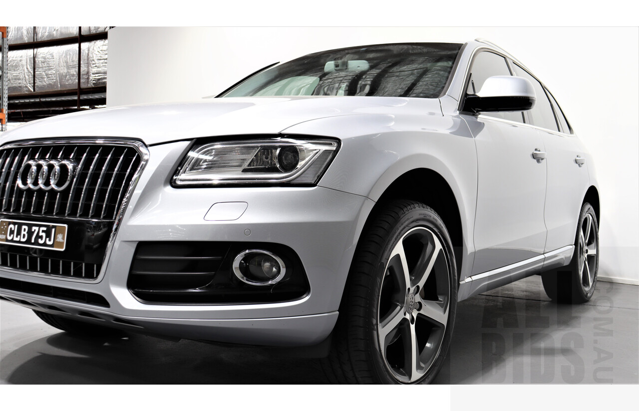9/2015 Audi Q5 2.0 TDI Quattro 8R MY15 4d Wagon Silver 2.0L