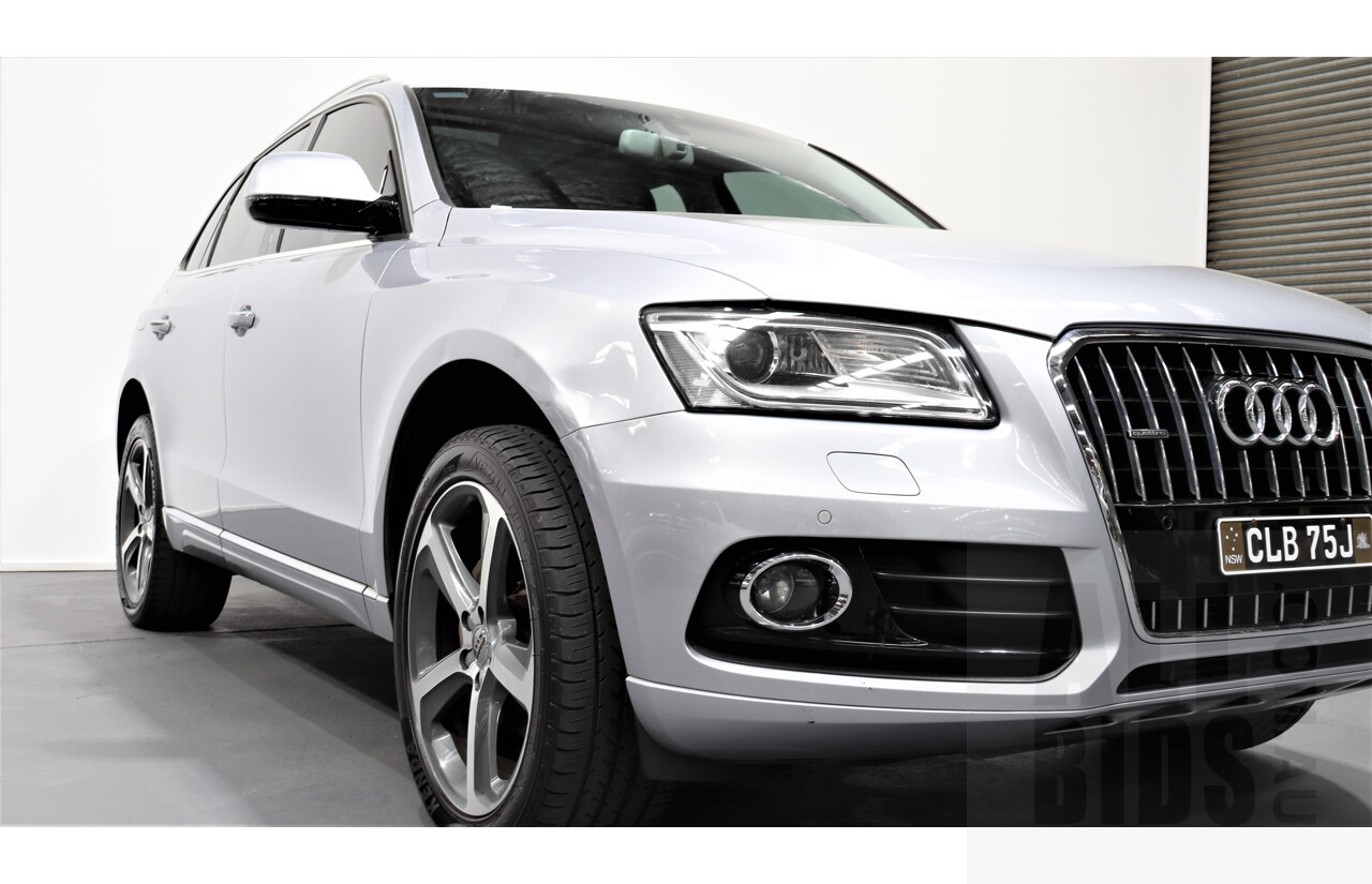 9/2015 Audi Q5 2.0 TDI Quattro 8R MY15 4d Wagon Silver 2.0L