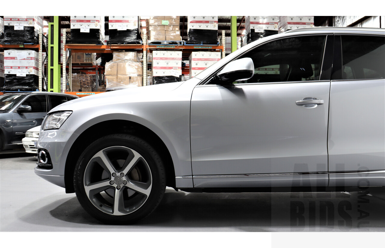 9/2015 Audi Q5 2.0 TDI Quattro 8R MY15 4d Wagon Silver 2.0L