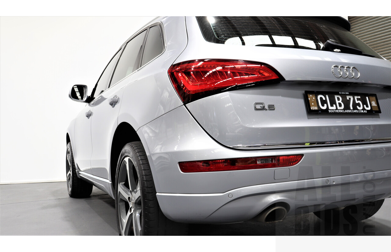 9/2015 Audi Q5 2.0 TDI Quattro 8R MY15 4d Wagon Silver 2.0L
