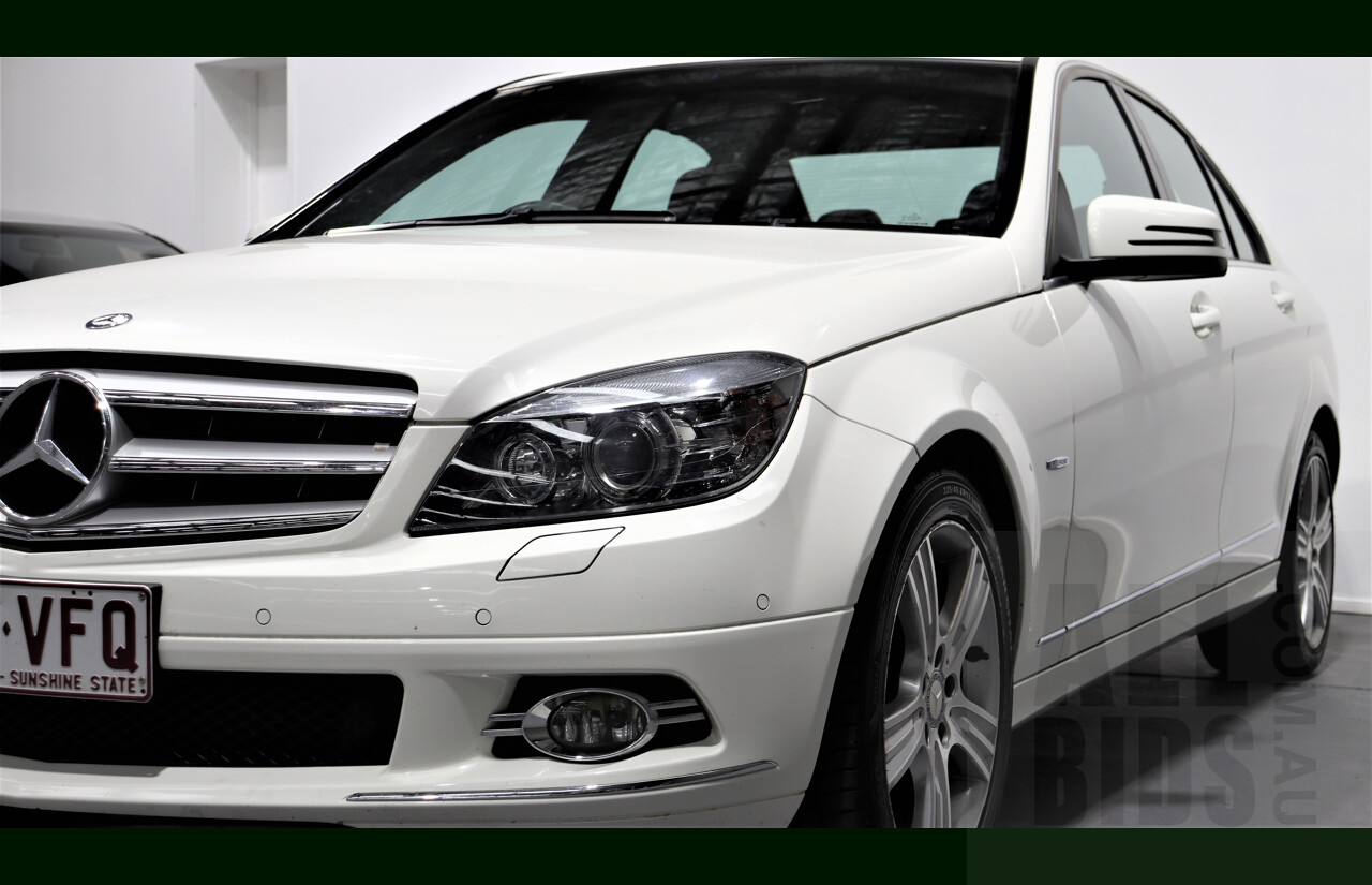 10/2009 Mercedes-Benz C220 CDI Avantgarde W204 4d Sedan White 2.1L Turbo Diesel