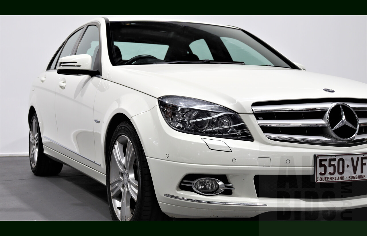 10/2009 Mercedes-Benz C220 CDI Avantgarde W204 4d Sedan White 2.1L Turbo Diesel