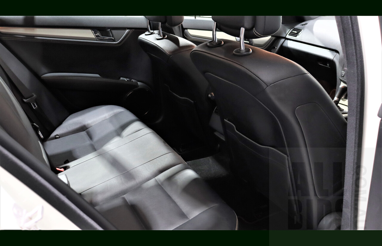 10/2009 Mercedes-Benz C220 CDI Avantgarde W204 4d Sedan White 2.1L Turbo Diesel