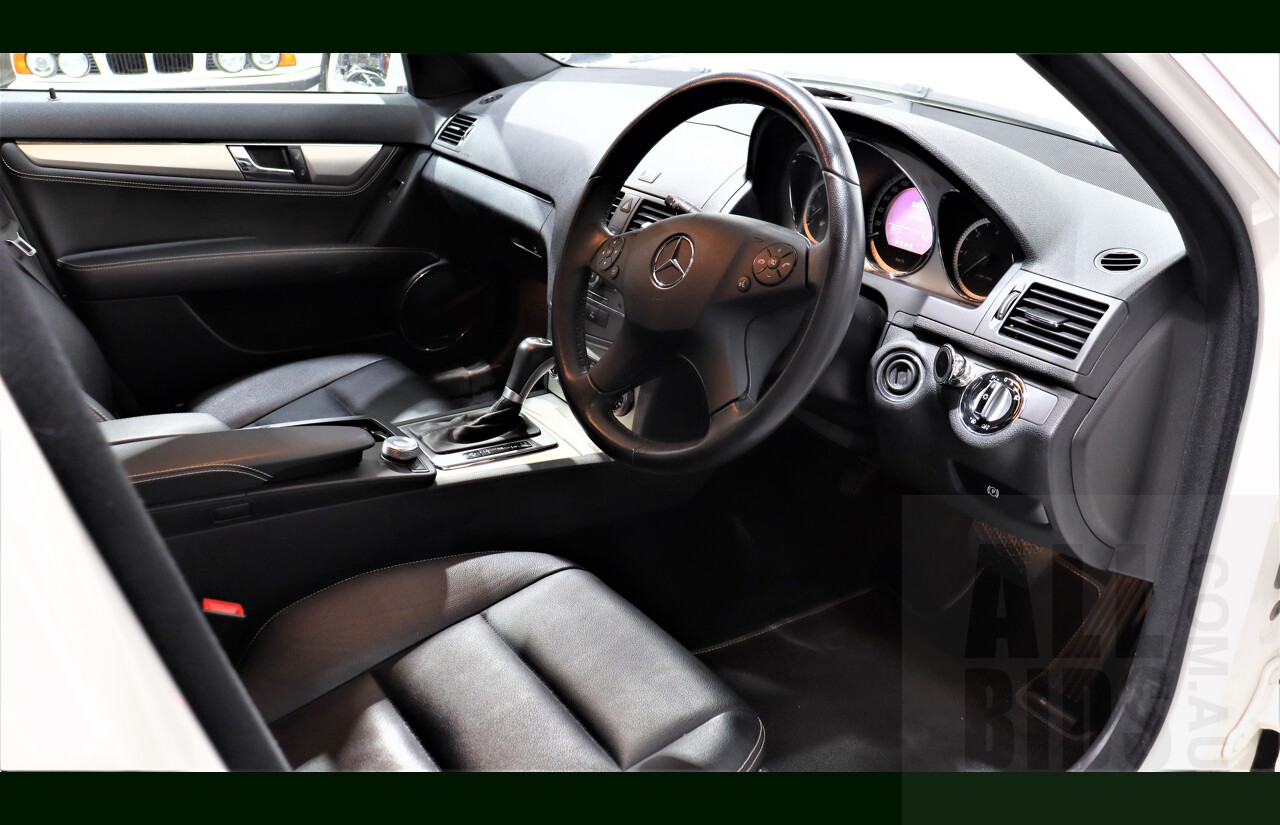 10/2009 Mercedes-Benz C220 CDI Avantgarde W204 4d Sedan White 2.1L Turbo Diesel