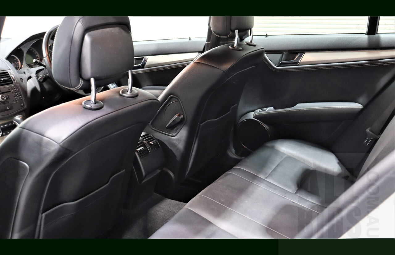 10/2009 Mercedes-Benz C220 CDI Avantgarde W204 4d Sedan White 2.1L Turbo Diesel