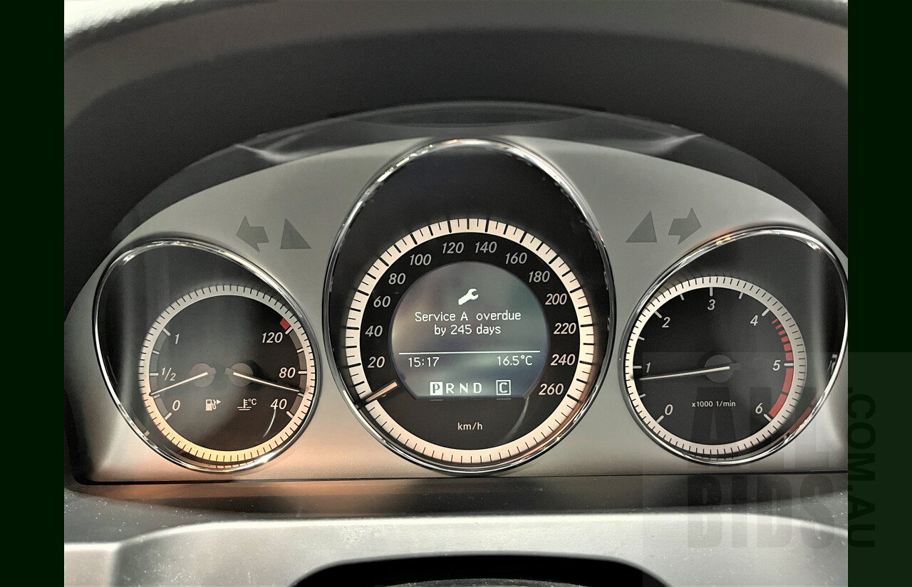 10/2009 Mercedes-Benz C220 CDI Avantgarde W204 4d Sedan White 2.1L Turbo Diesel