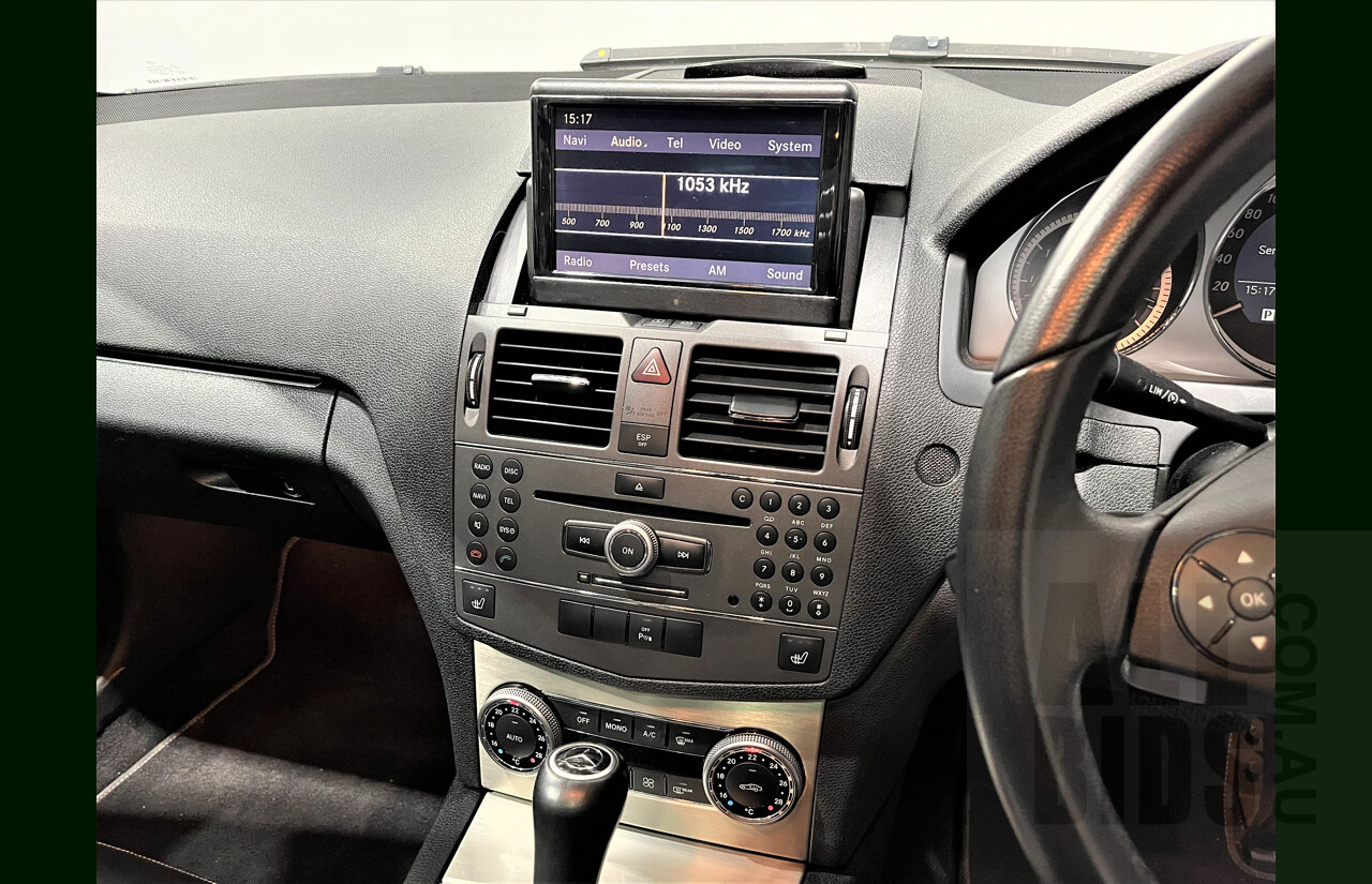 10/2009 Mercedes-Benz C220 CDI Avantgarde W204 4d Sedan White 2.1L Turbo Diesel