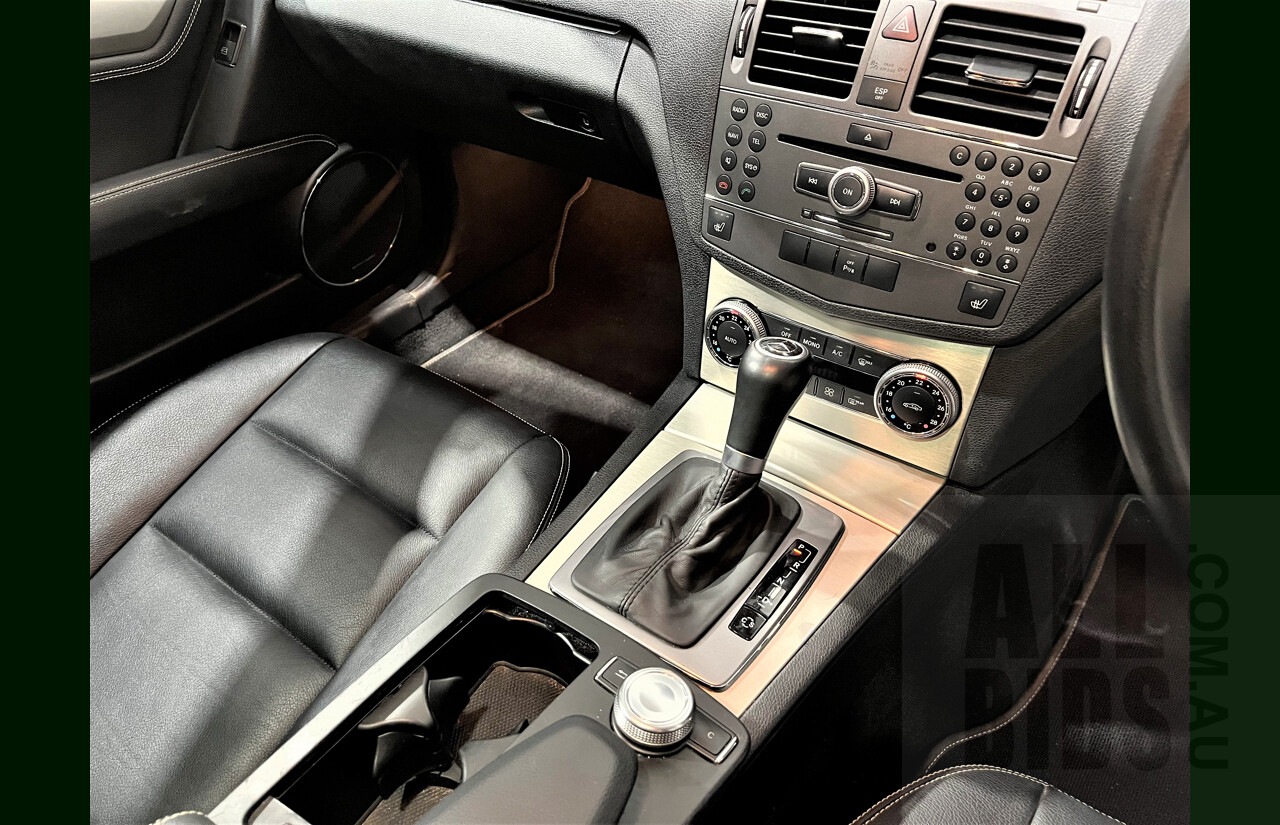 10/2009 Mercedes-Benz C220 CDI Avantgarde W204 4d Sedan White 2.1L Turbo Diesel