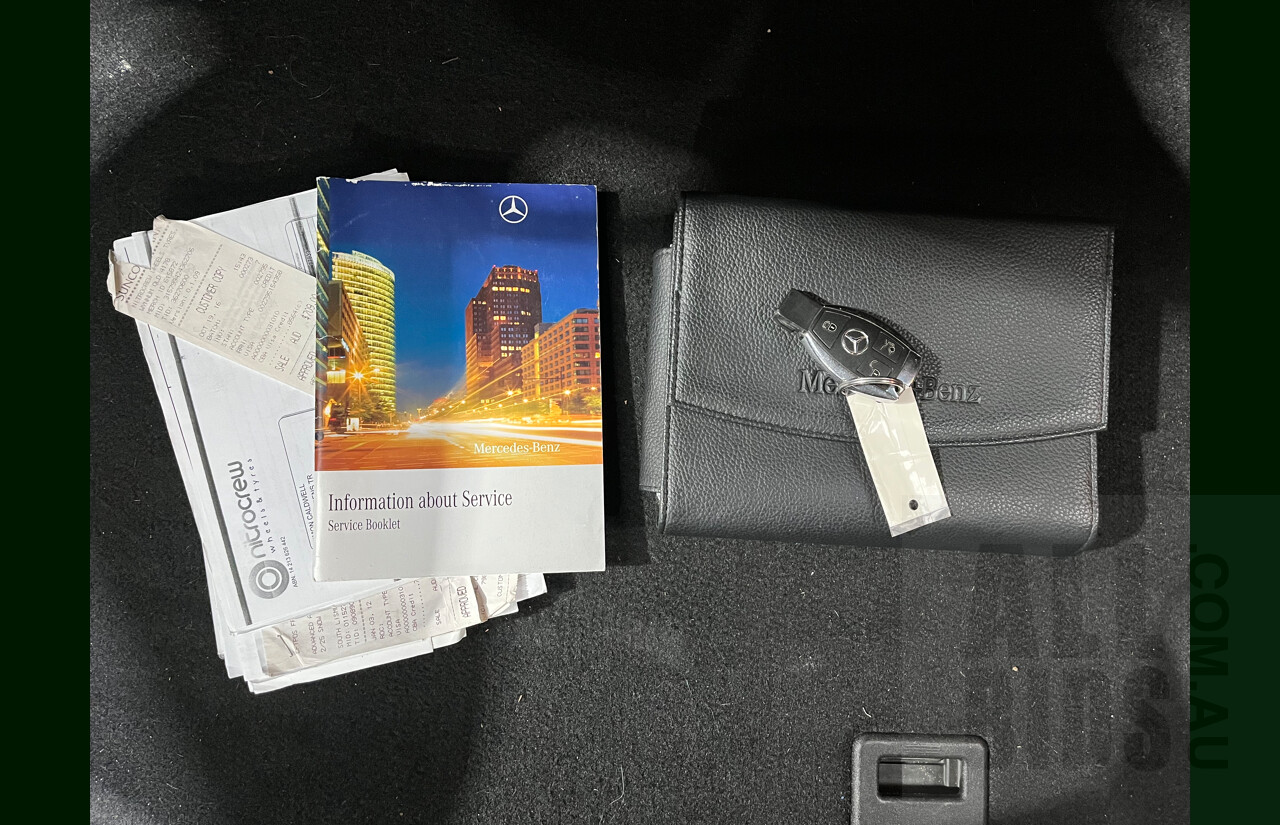 10/2009 Mercedes-Benz C220 CDI Avantgarde W204 4d Sedan White 2.1L Turbo Diesel