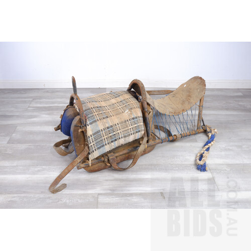 Vintage Rustic Camel Saddle
