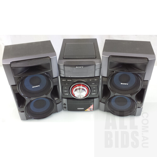 Sony HCD-EC99i Compact Disc Receiver and Speakers
