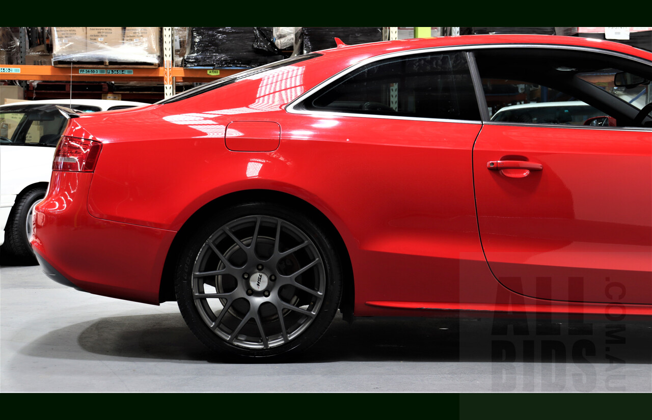 2/2010 Audi A5 S-Line 2.0 TFSI Quattro 8T 2d Coupe Red 2.0L Turbo