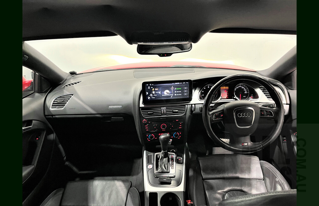 2/2010 Audi A5 S-Line 2.0 TFSI Quattro 8T 2d Coupe Red 2.0L Turbo