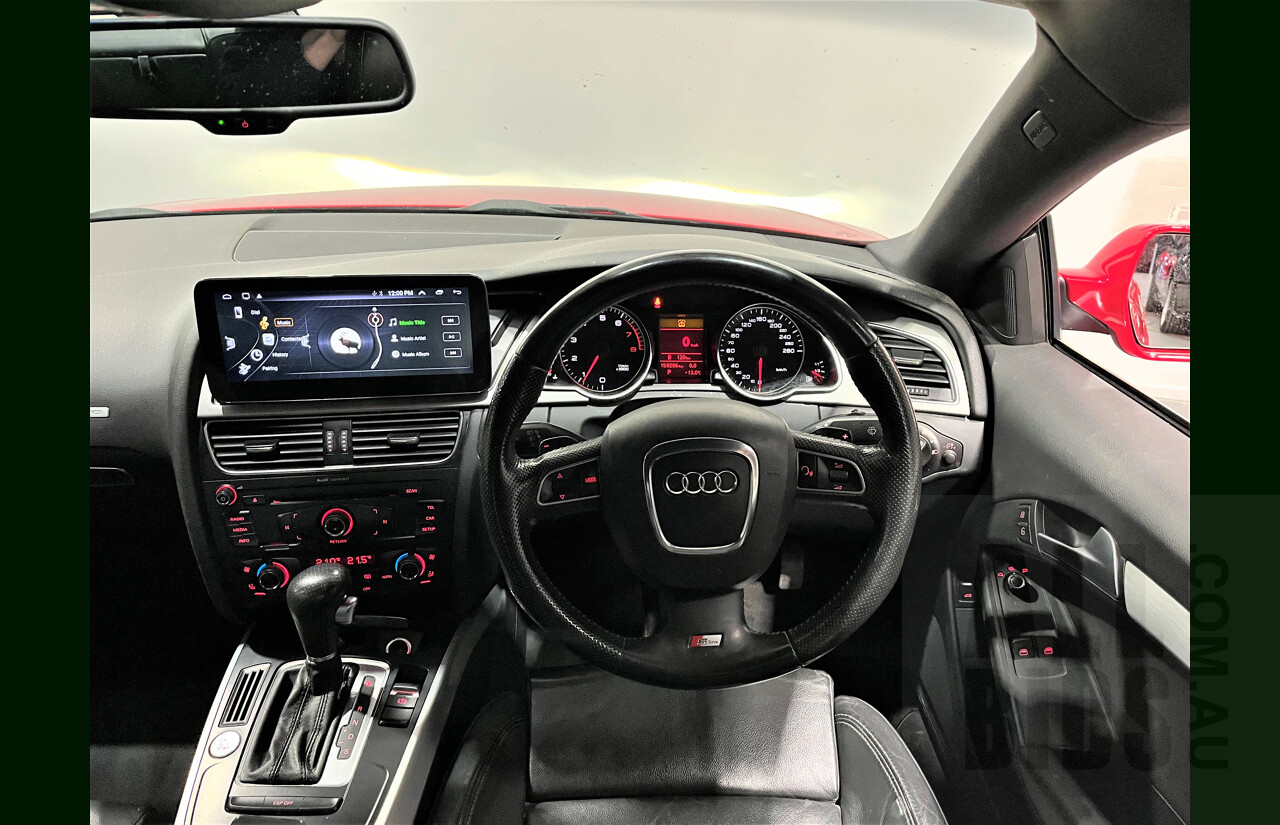 2/2010 Audi A5 S-Line 2.0 TFSI Quattro 8T 2d Coupe Red 2.0L Turbo