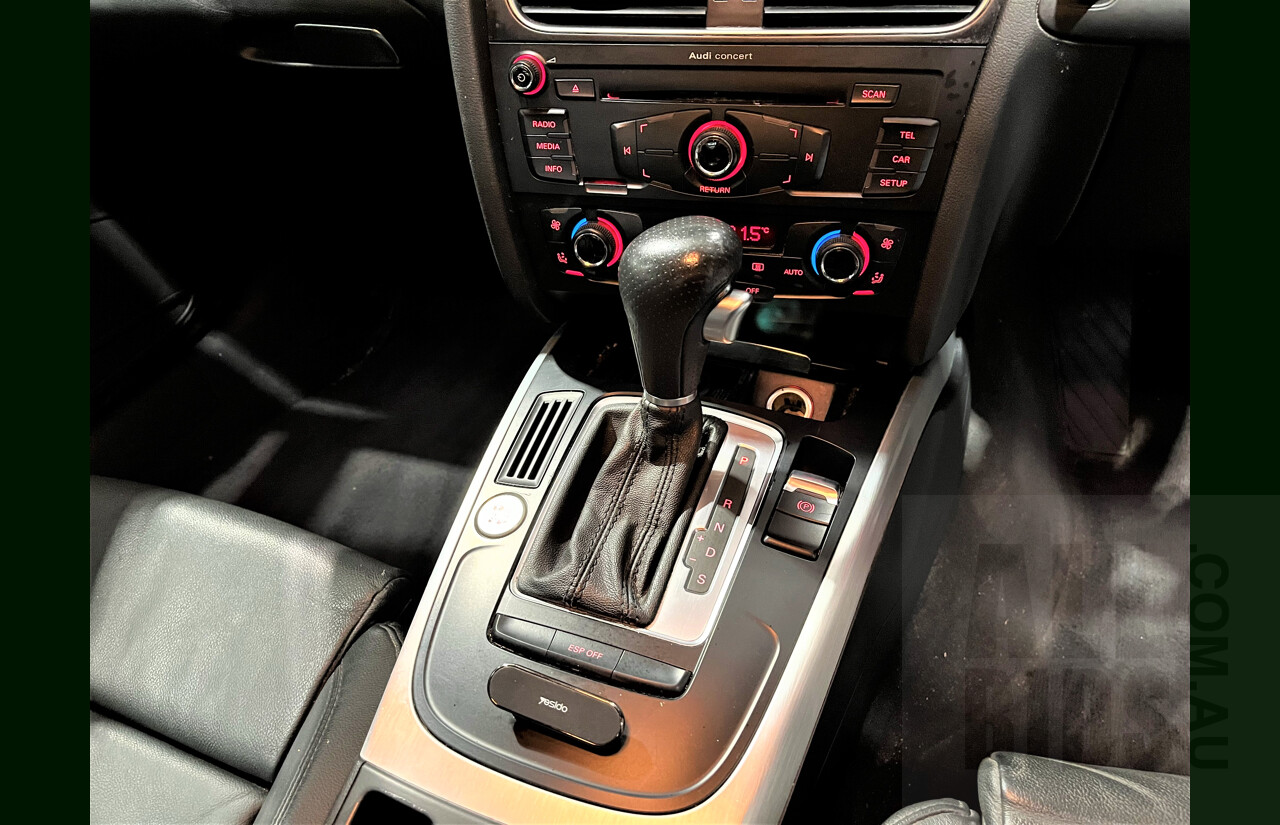 2/2010 Audi A5 S-Line 2.0 TFSI Quattro 8T 2d Coupe Red 2.0L Turbo