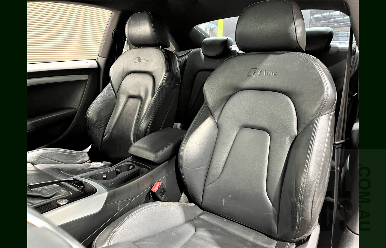 2/2010 Audi A5 S-Line 2.0 TFSI Quattro 8T 2d Coupe Red 2.0L Turbo