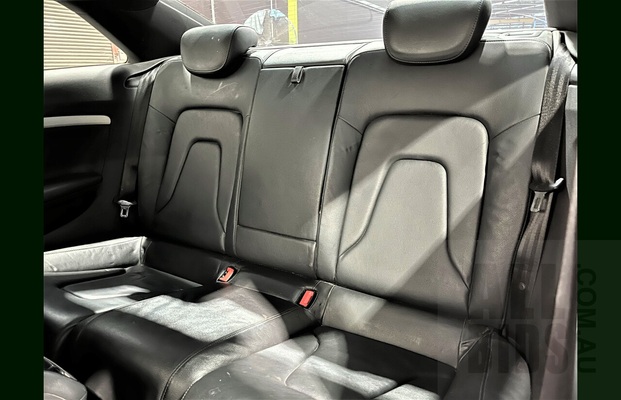 2/2010 Audi A5 S-Line 2.0 TFSI Quattro 8T 2d Coupe Red 2.0L Turbo