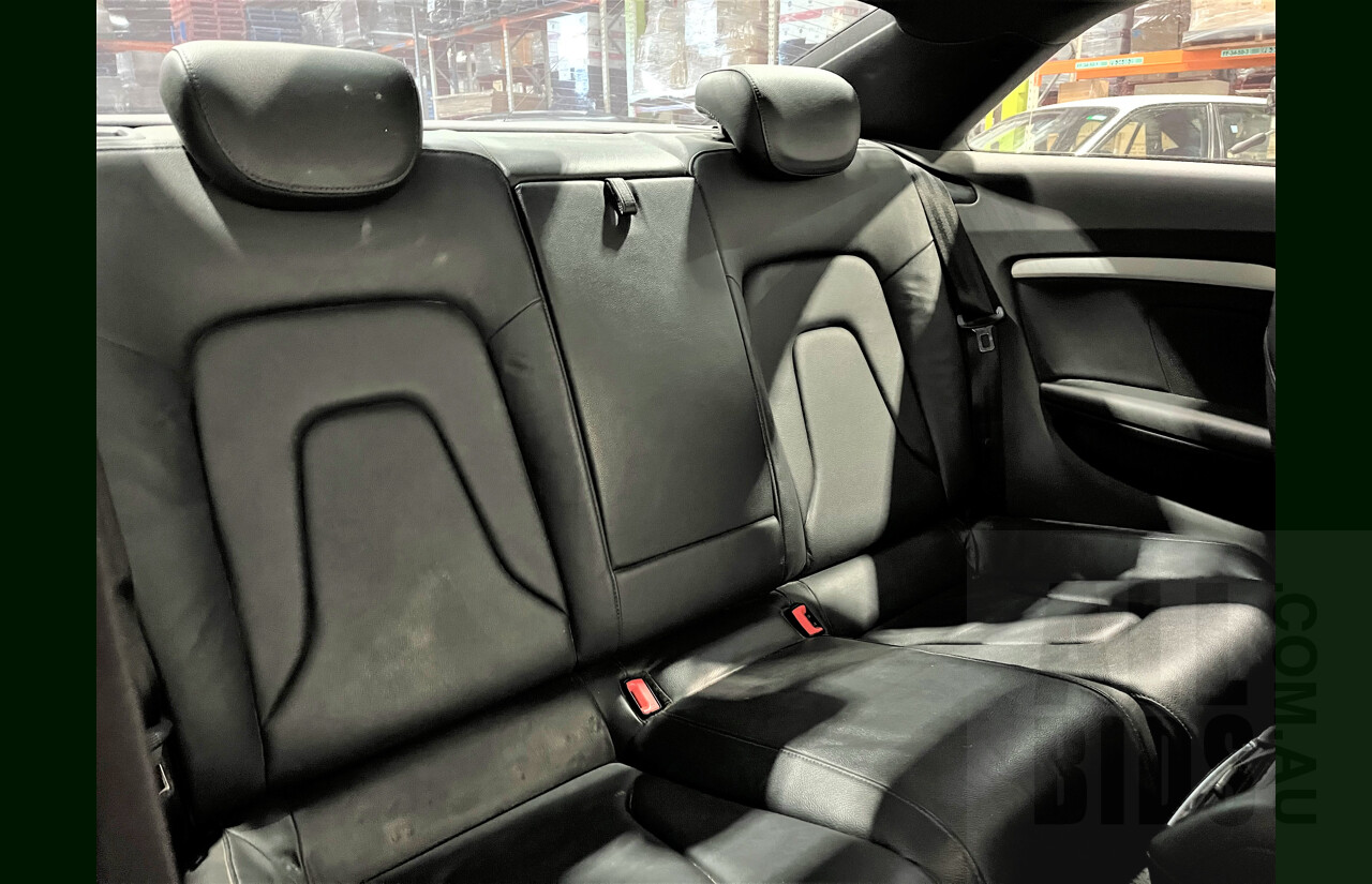 2/2010 Audi A5 S-Line 2.0 TFSI Quattro 8T 2d Coupe Red 2.0L Turbo