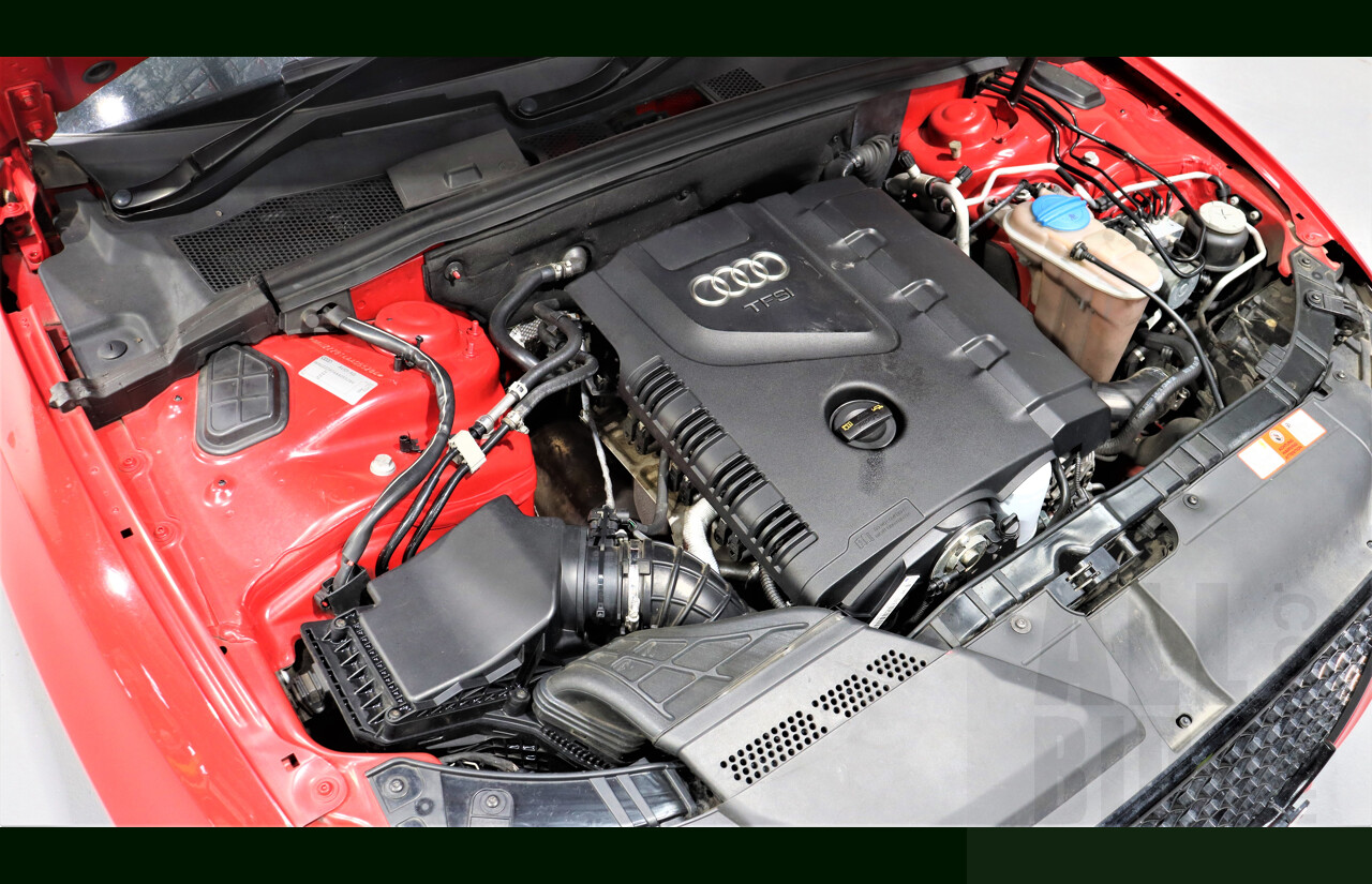 2/2010 Audi A5 S-Line 2.0 TFSI Quattro 8T 2d Coupe Red 2.0L Turbo