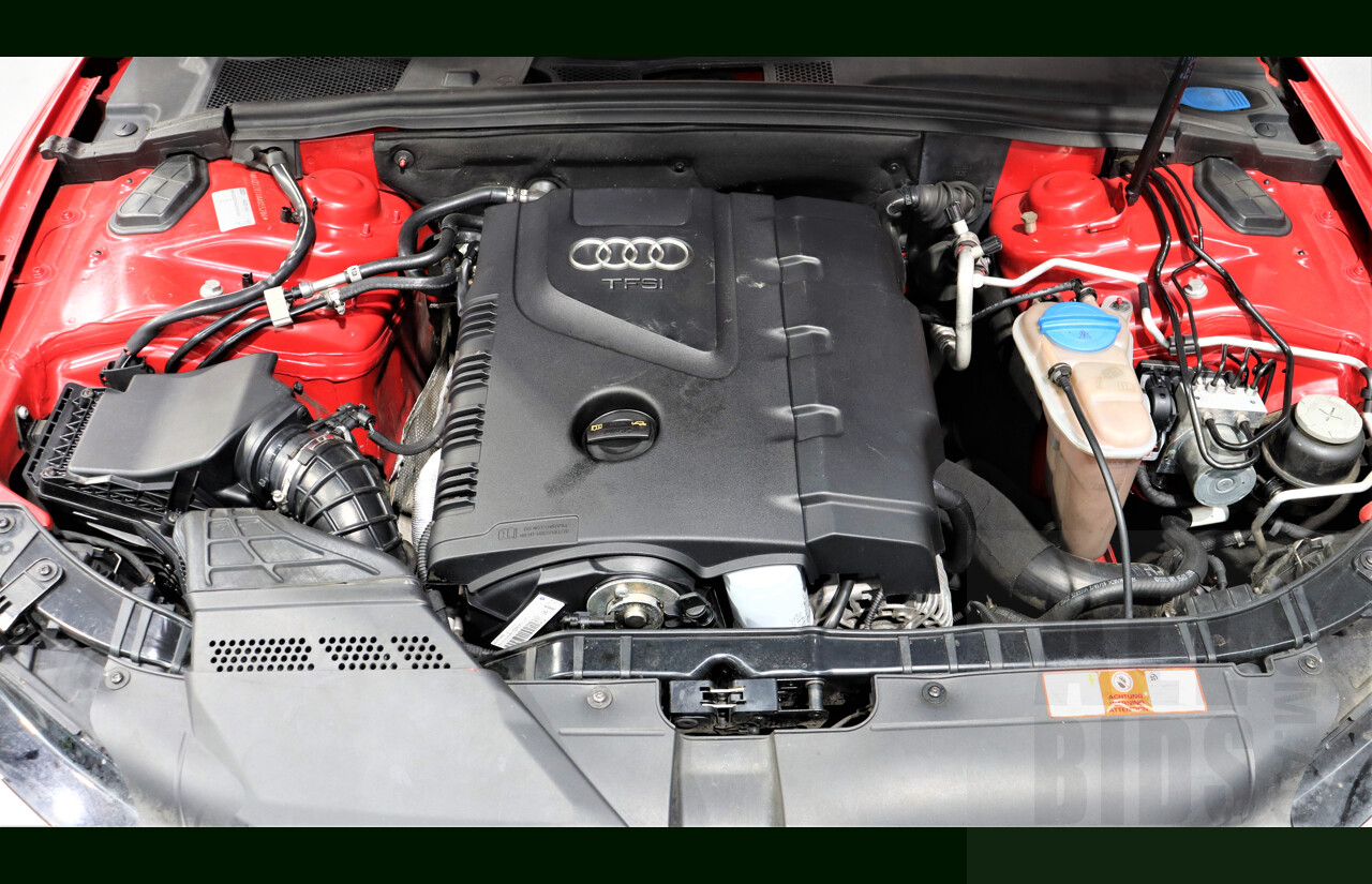 2/2010 Audi A5 S-Line 2.0 TFSI Quattro 8T 2d Coupe Red 2.0L Turbo