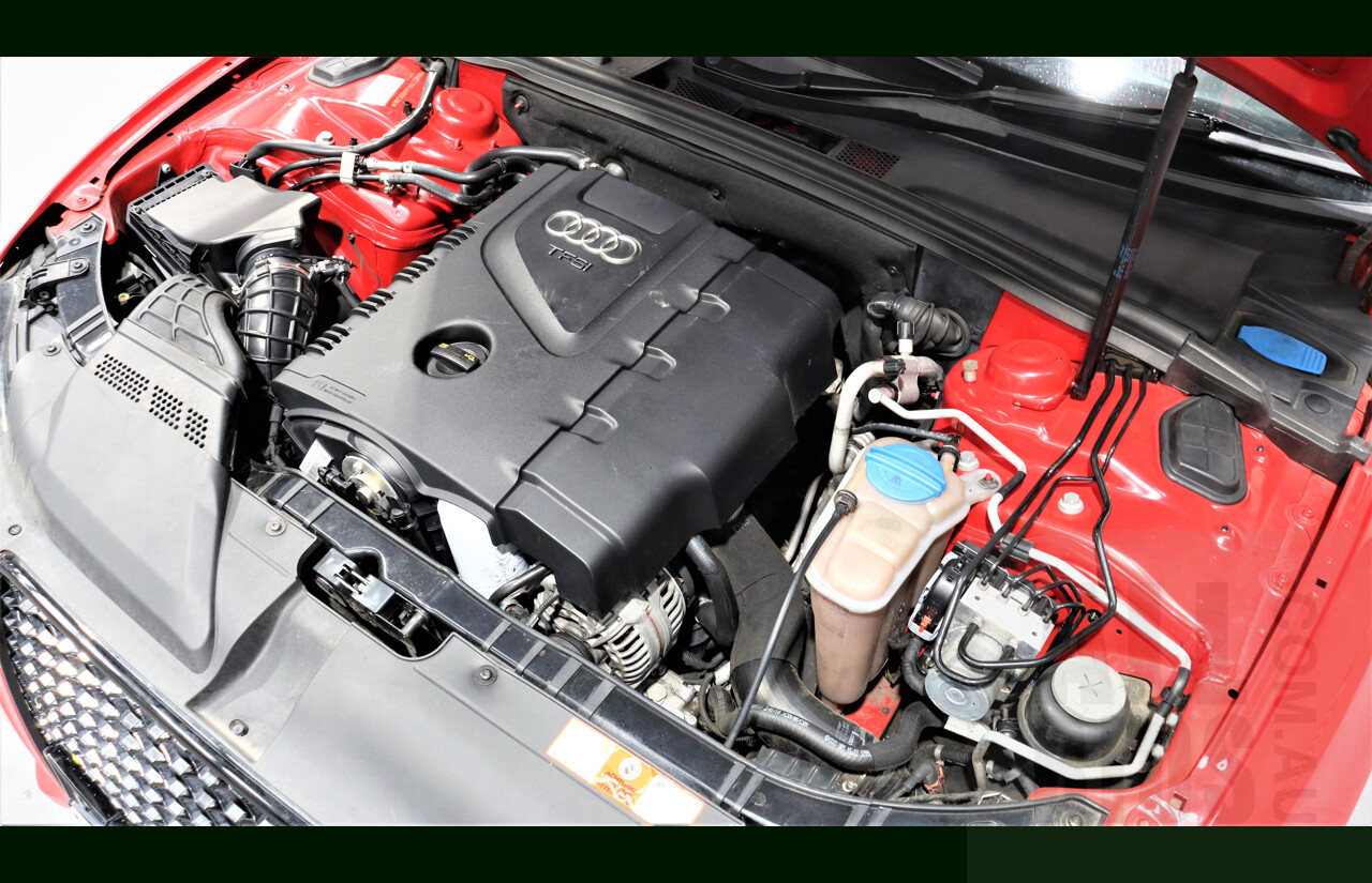 2/2010 Audi A5 S-Line 2.0 TFSI Quattro 8T 2d Coupe Red 2.0L Turbo