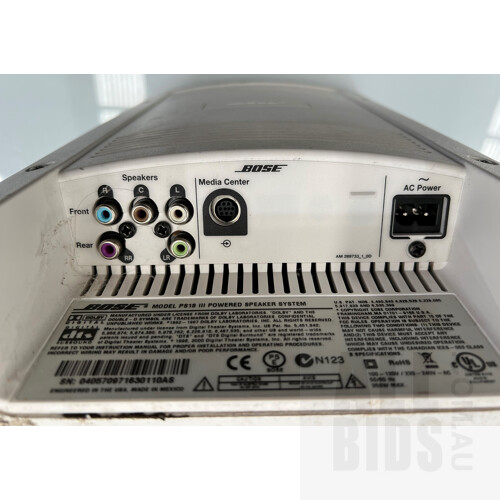 Bose  Model PS18 iii Powered Speaker System - Sub woofer amp and 4 Speakers Only Included