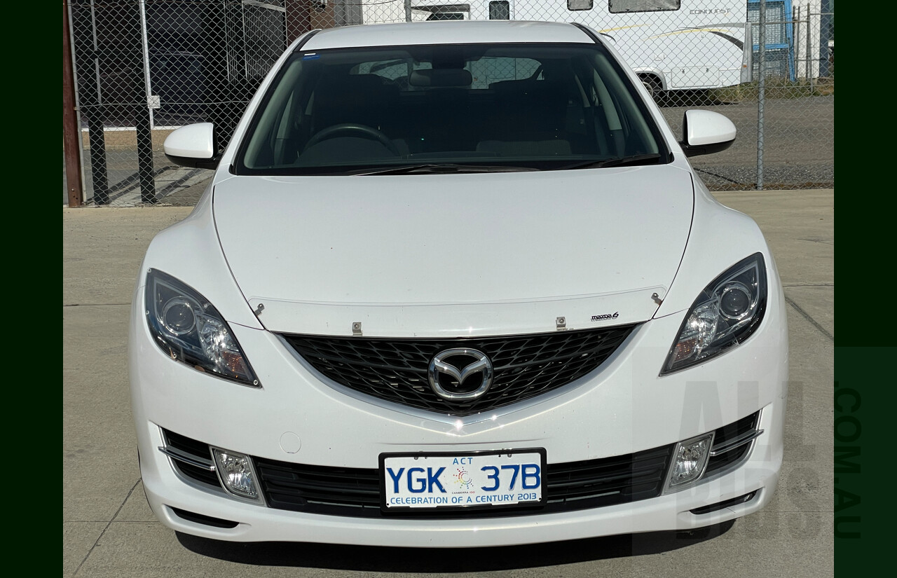 4/2009 Mazda Mazda6 Classic GH 5d Hatchback White 2.5L
