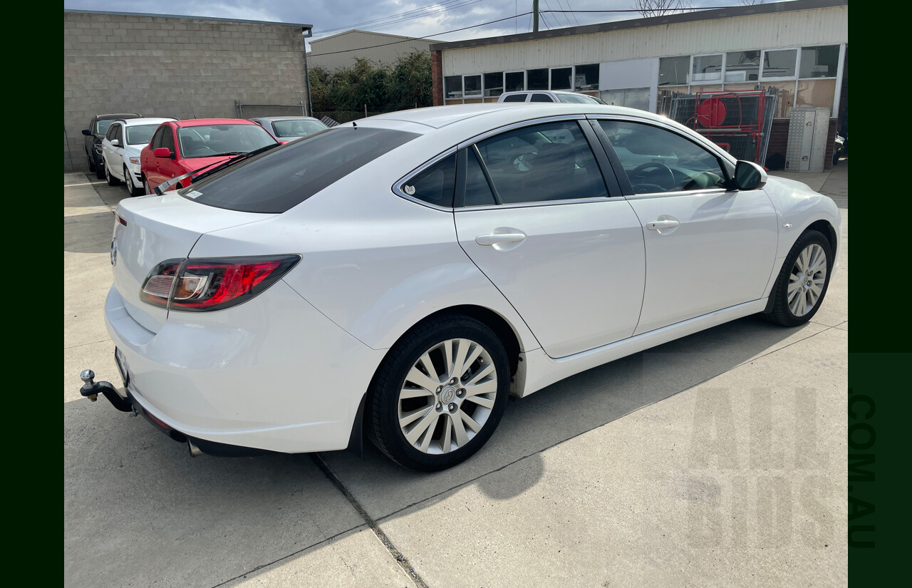 4/2009 Mazda Mazda6 Classic GH 5d Hatchback White 2.5L