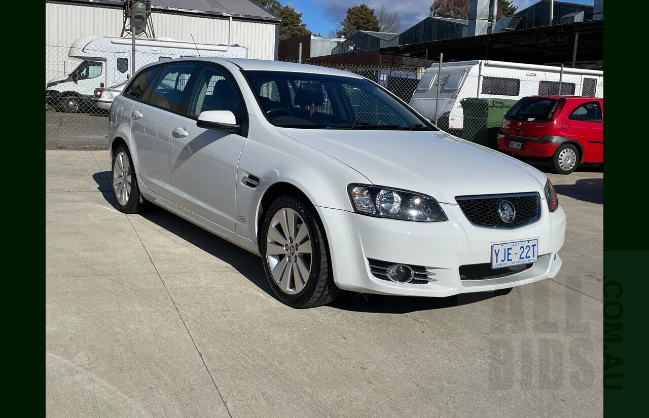 11/2012 Holden Commodore Z-Series VE II MY12.5 4d Sportwagon White 3.0L