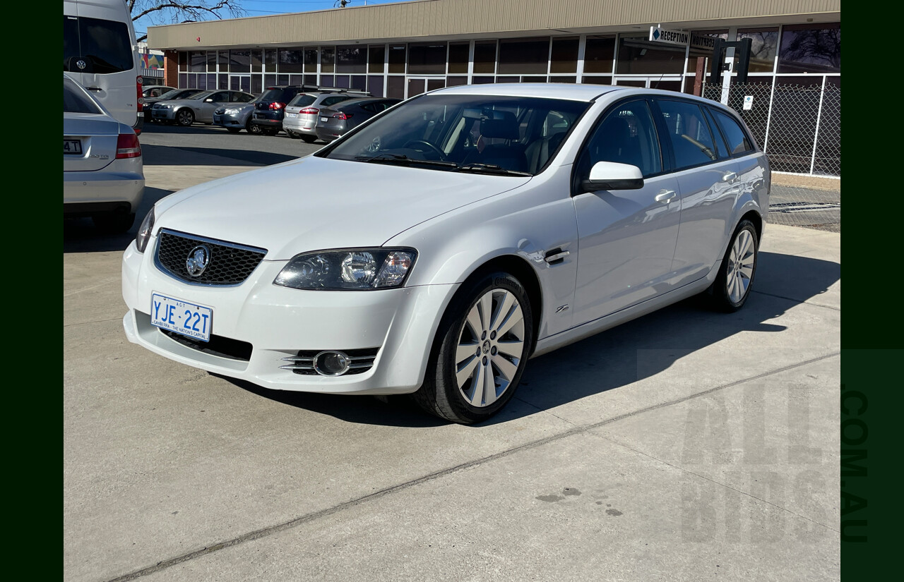 11/2012 Holden Commodore Z-Series VE II MY12.5 4d Sportwagon White 3.0L