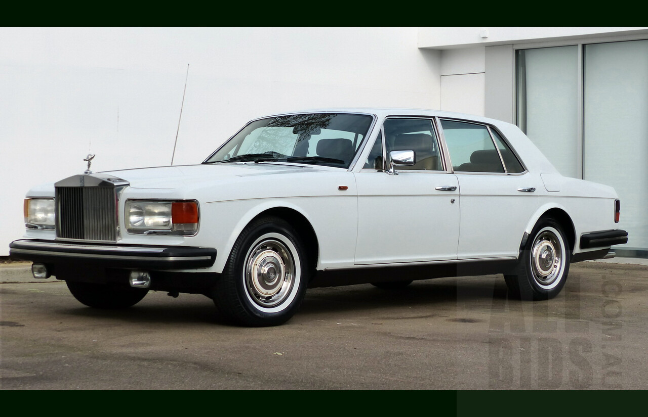 1/1981 Rolls-Royce Silver Spirit 4d Sedan White 6.7L V8