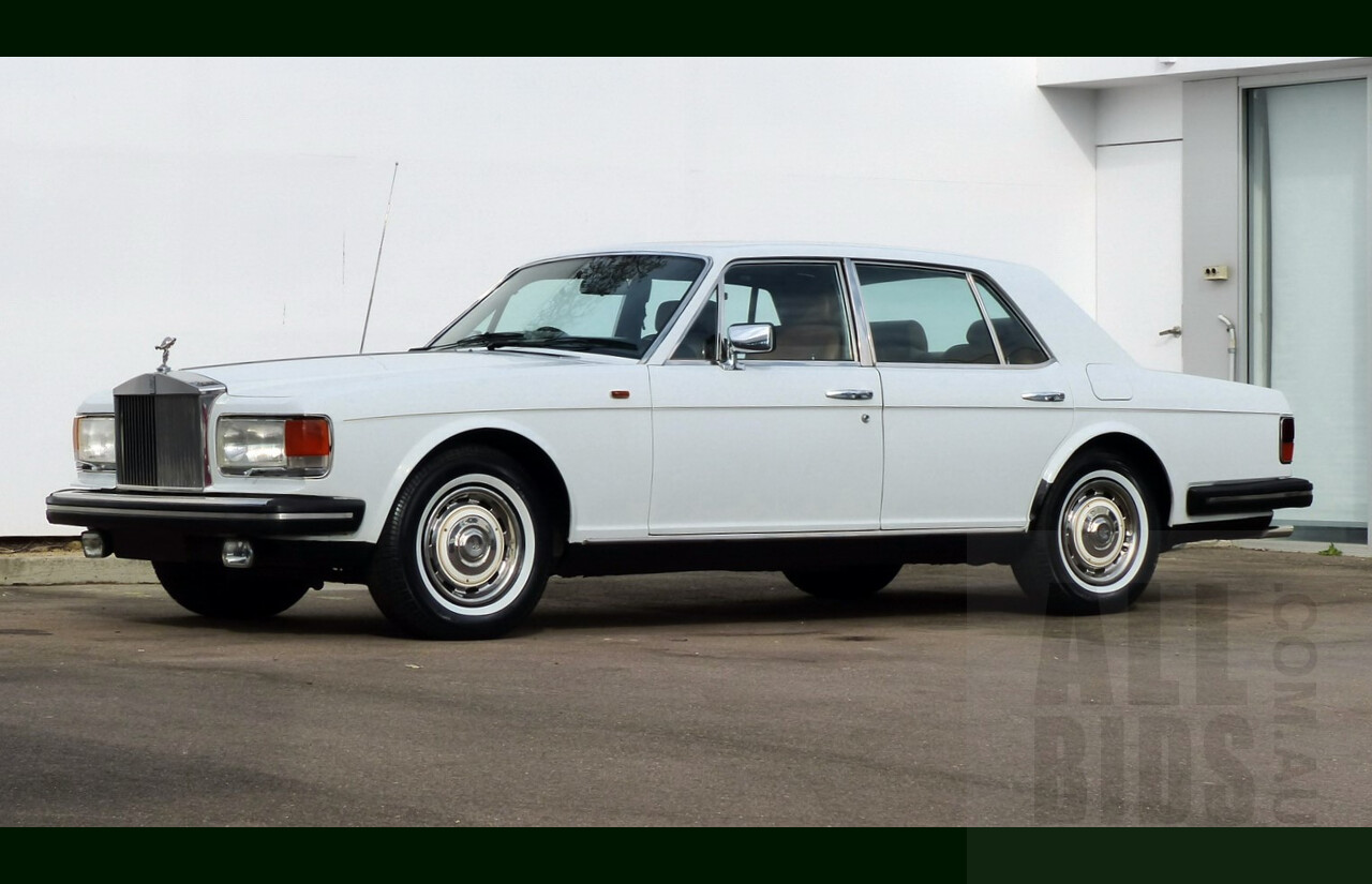 1/1981 Rolls-Royce Silver Spirit 4d Sedan White 6.7L V8