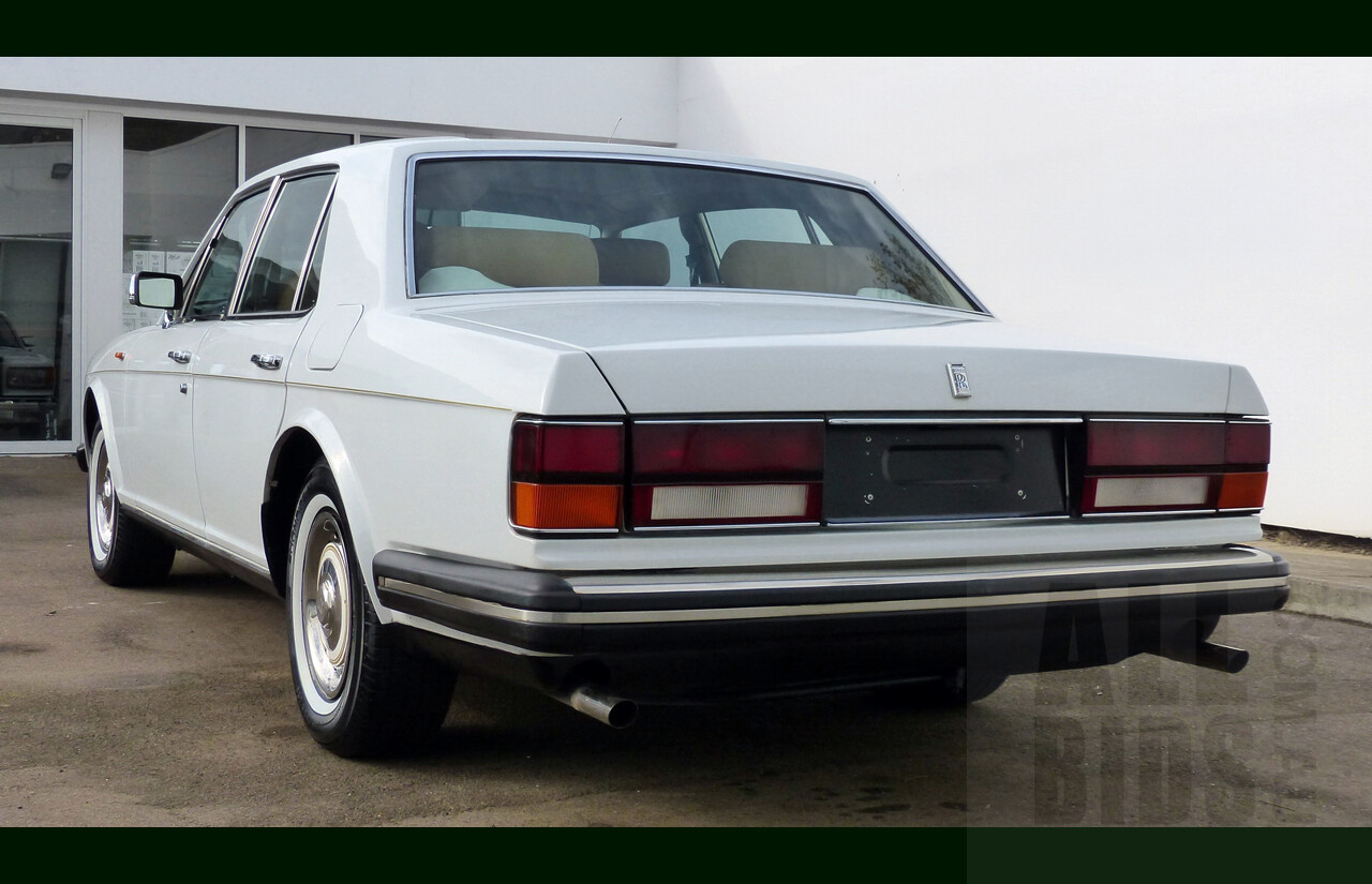 1/1981 Rolls-Royce Silver Spirit 4d Sedan White 6.7L V8