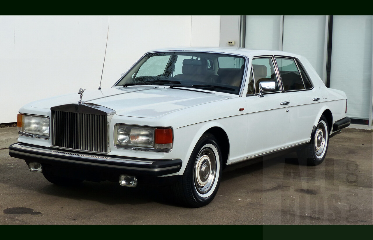 1/1981 Rolls-Royce Silver Spirit 4d Sedan White 6.7L V8