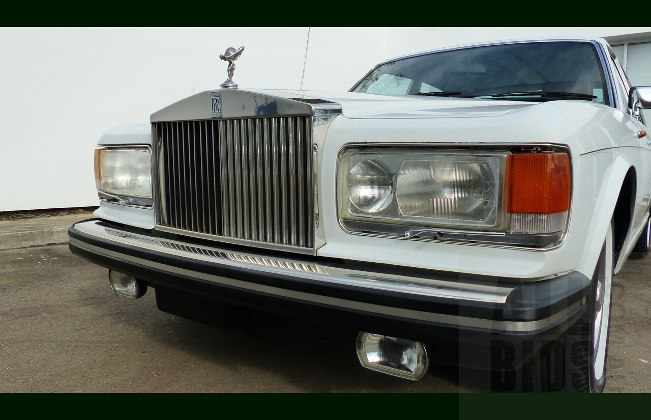 1/1981 Rolls-Royce Silver Spirit 4d Sedan White 6.7L V8