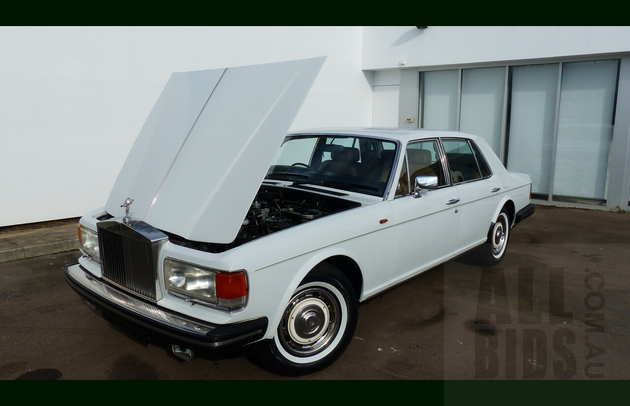 1/1981 Rolls-Royce Silver Spirit 4d Sedan White 6.7L V8