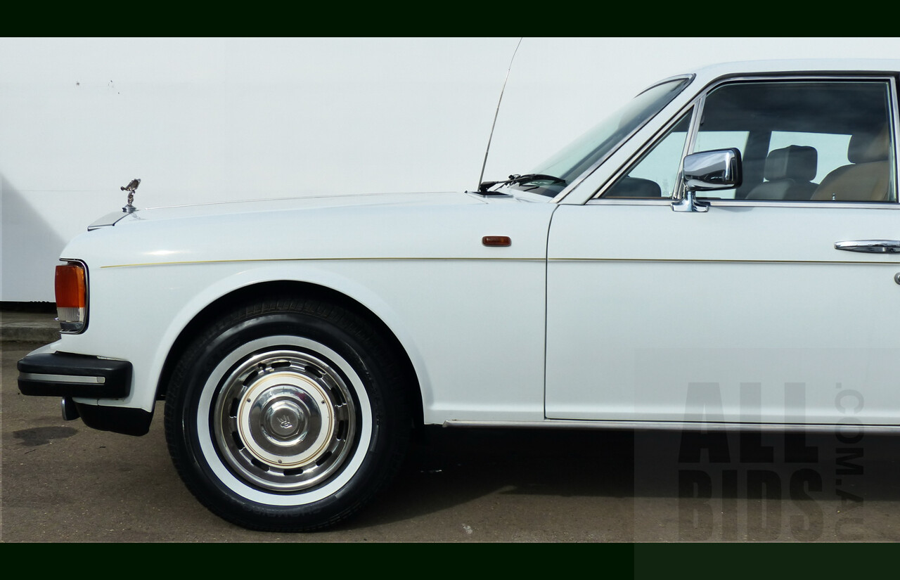 1/1981 Rolls-Royce Silver Spirit 4d Sedan White 6.7L V8