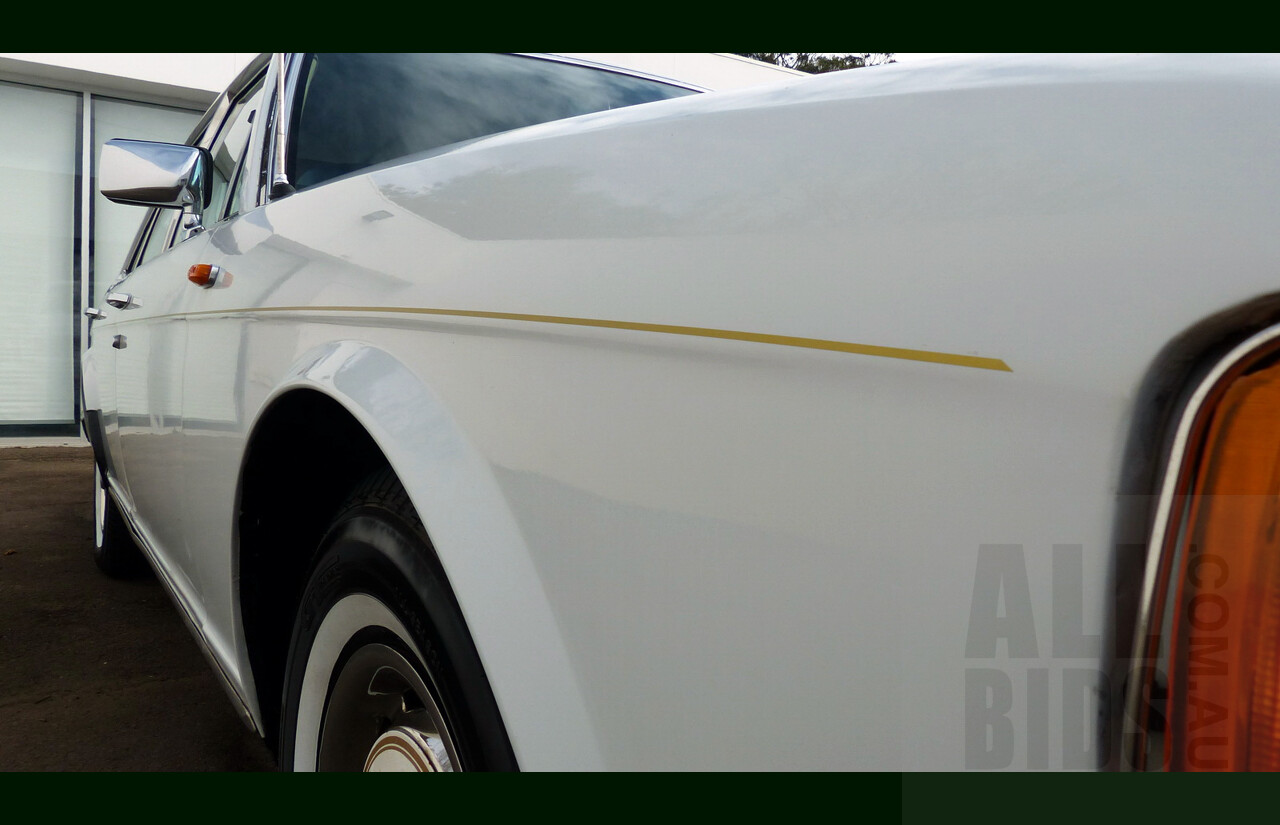 1/1981 Rolls-Royce Silver Spirit 4d Sedan White 6.7L V8