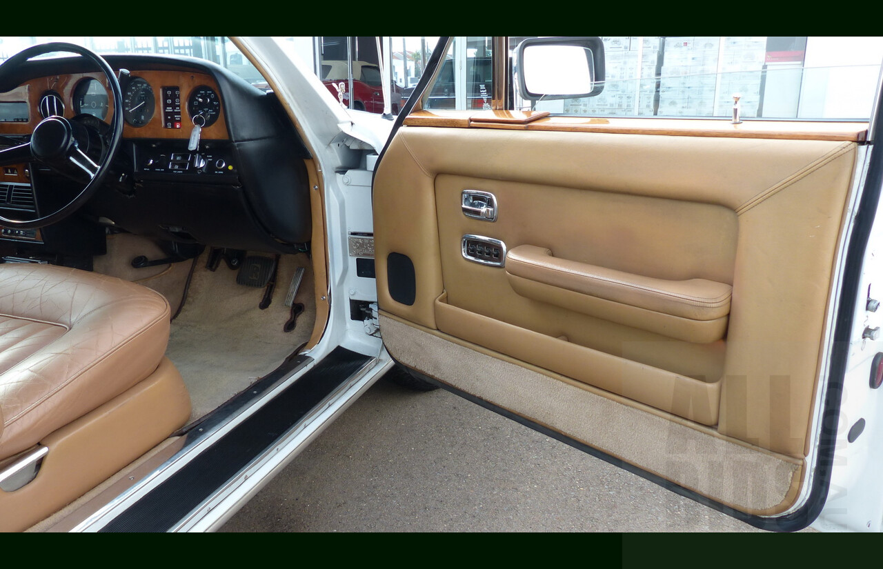 1/1981 Rolls-Royce Silver Spirit 4d Sedan White 6.7L V8