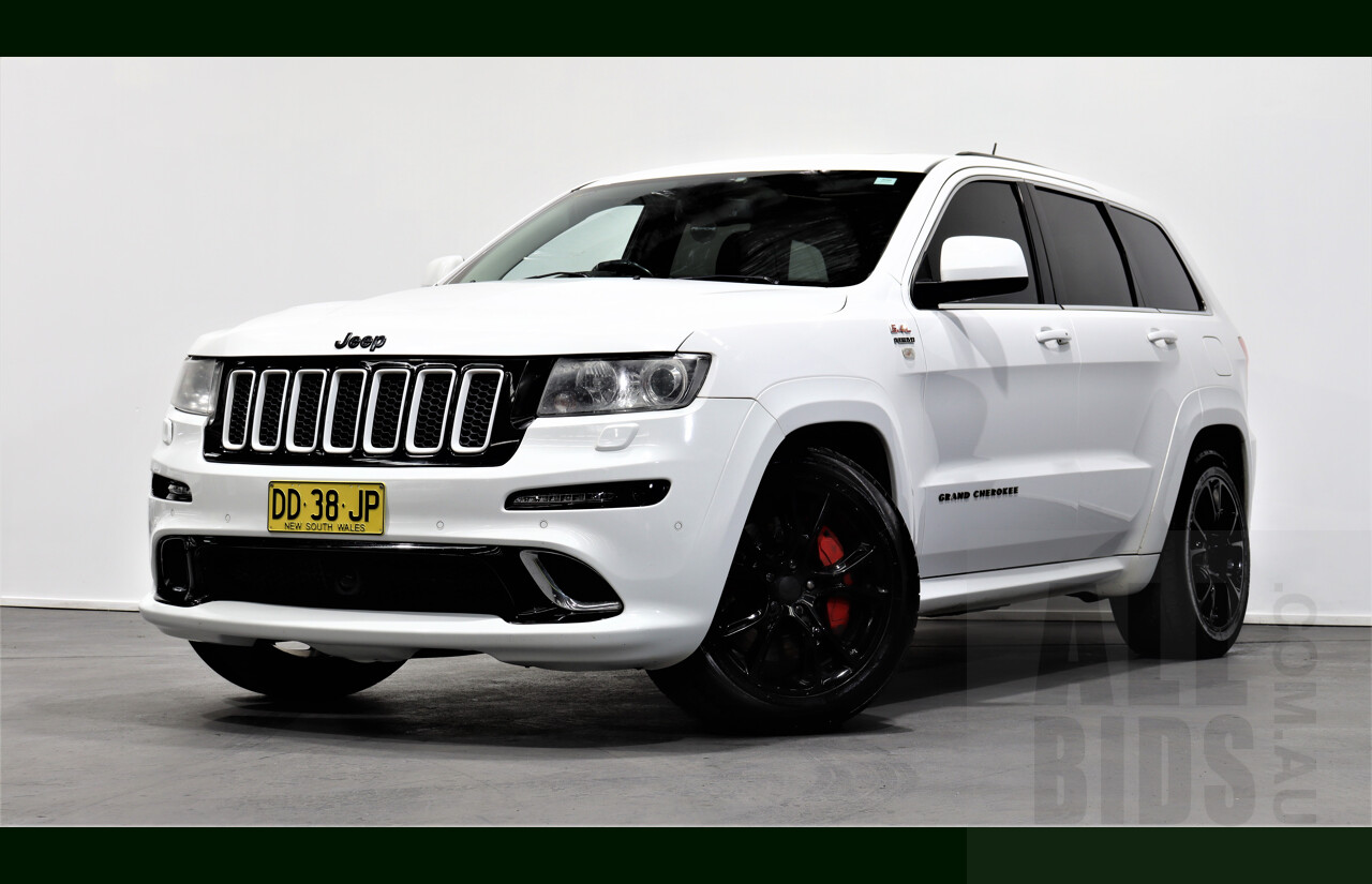 12/2012 Jeep Grand Cherokee SRT 8 (4x4) WK MY12 4d Wagon White 6.4L