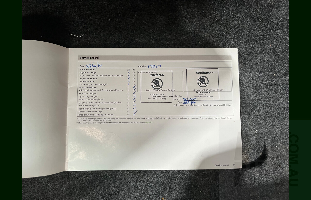 4/2013 Skoda Roomster 77 TSI 5J 4d Wagon Grey 1.2L